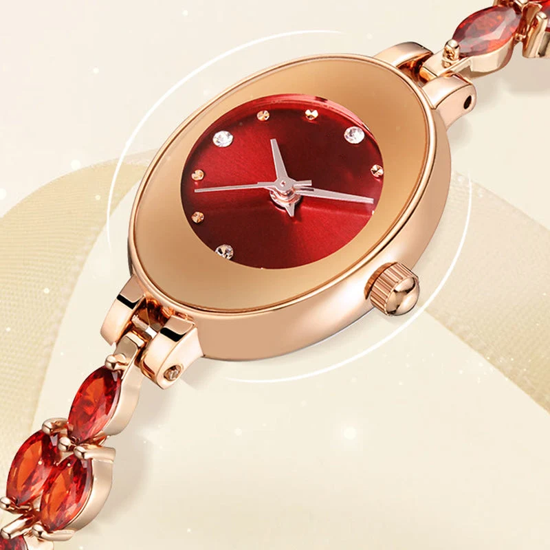 ✨2025 New Design🎀⌚Women's Colored Zircon Bracelet Watch - Image 2
