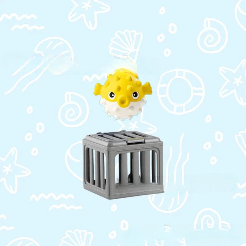 Summer Pool Toys for Kids - Diving Animal & Cage Set - Image 9