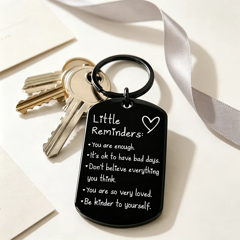 🎁Hot Sale 49% OFF🔥Engraved Inspirational Stainless Steel Keychain