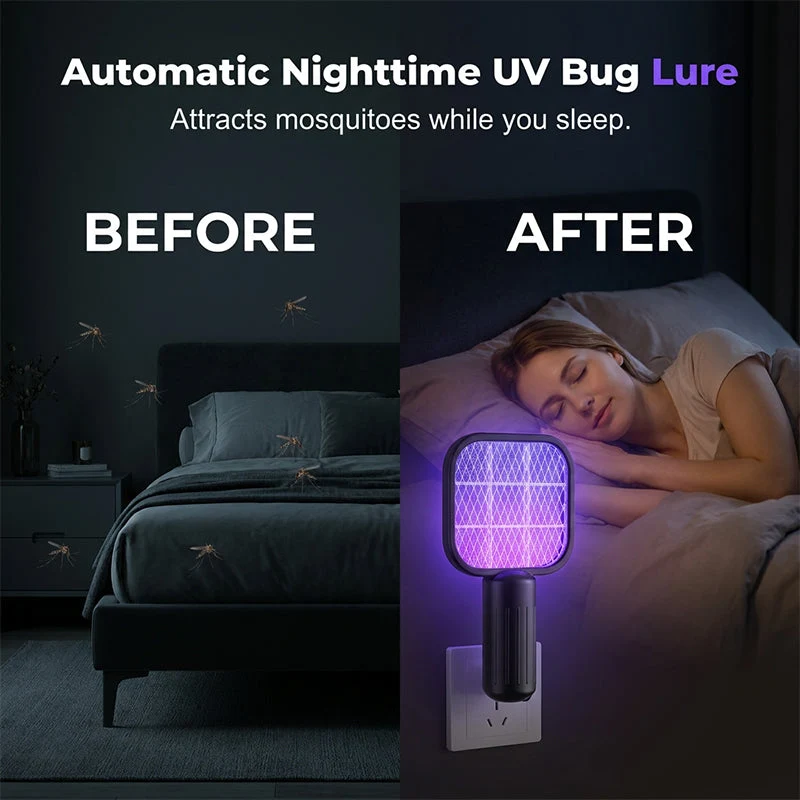 USB Plug-in Electric Mosquito Swatter Lamp - Image 3