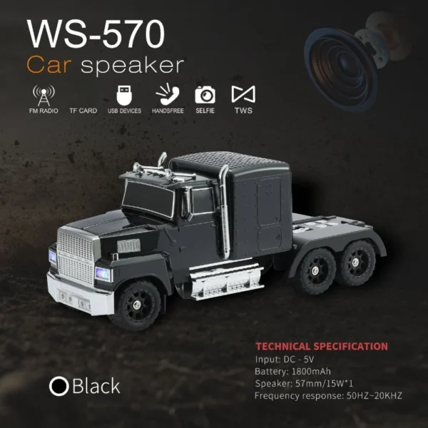 đ„2026 Hot Sale 50% OFF đ„Truck Model Bluetooth Speaker
