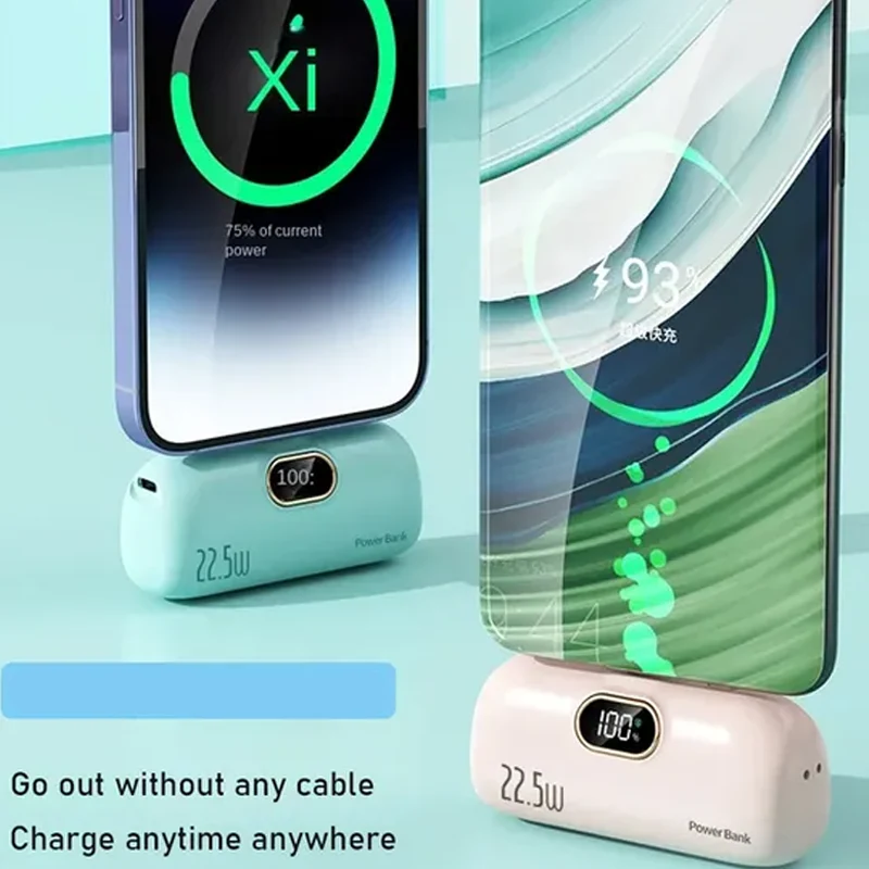 🏆Flash Sale⚡🎉$ 19.99 Today Only⏰5000mAh Mini Portable Charger Power Bank for phone🔋 - Image 3