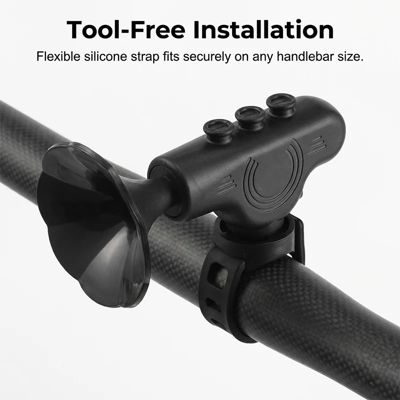 Easy-Install 120dB Electric Bike Bell with Remote Button - Image 6