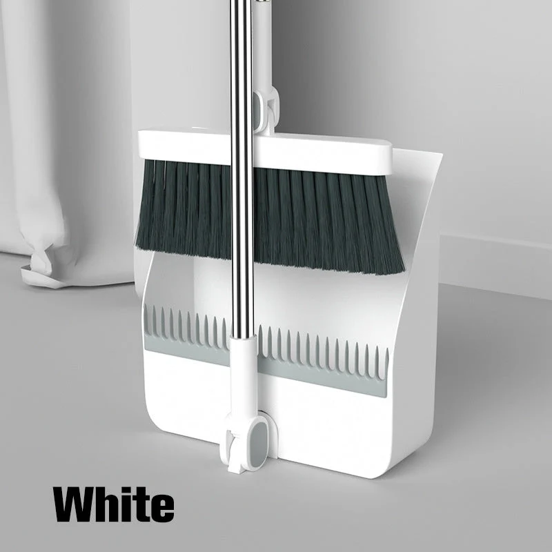 Stand-Up Dustpan Set with 180° Rotating Broom - Image 17