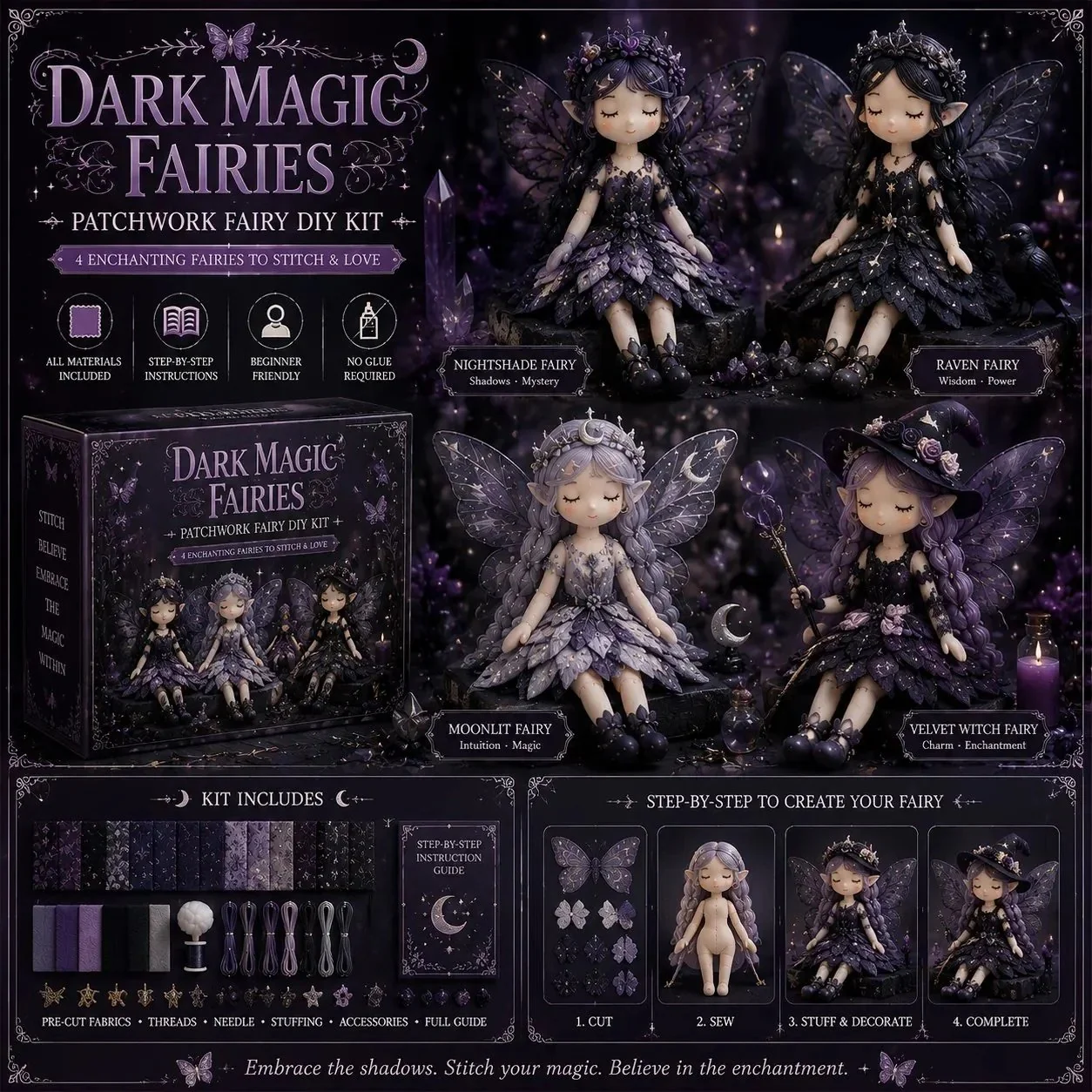 🔥LAST DAY 49% OFF🧵Fairy Patchwork DIY Collection - Image 4