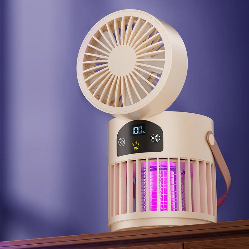 🌞Summer Sale 50% OFF🔥Portable Rechargeable Fan with UV Bug Zapper Light - Image 9