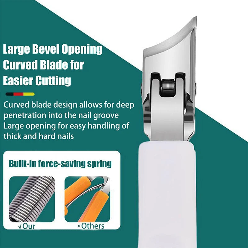 📢📢50% OFF!! ⏰Angled, splash-proof nail clippers with a wide opening - Image 11