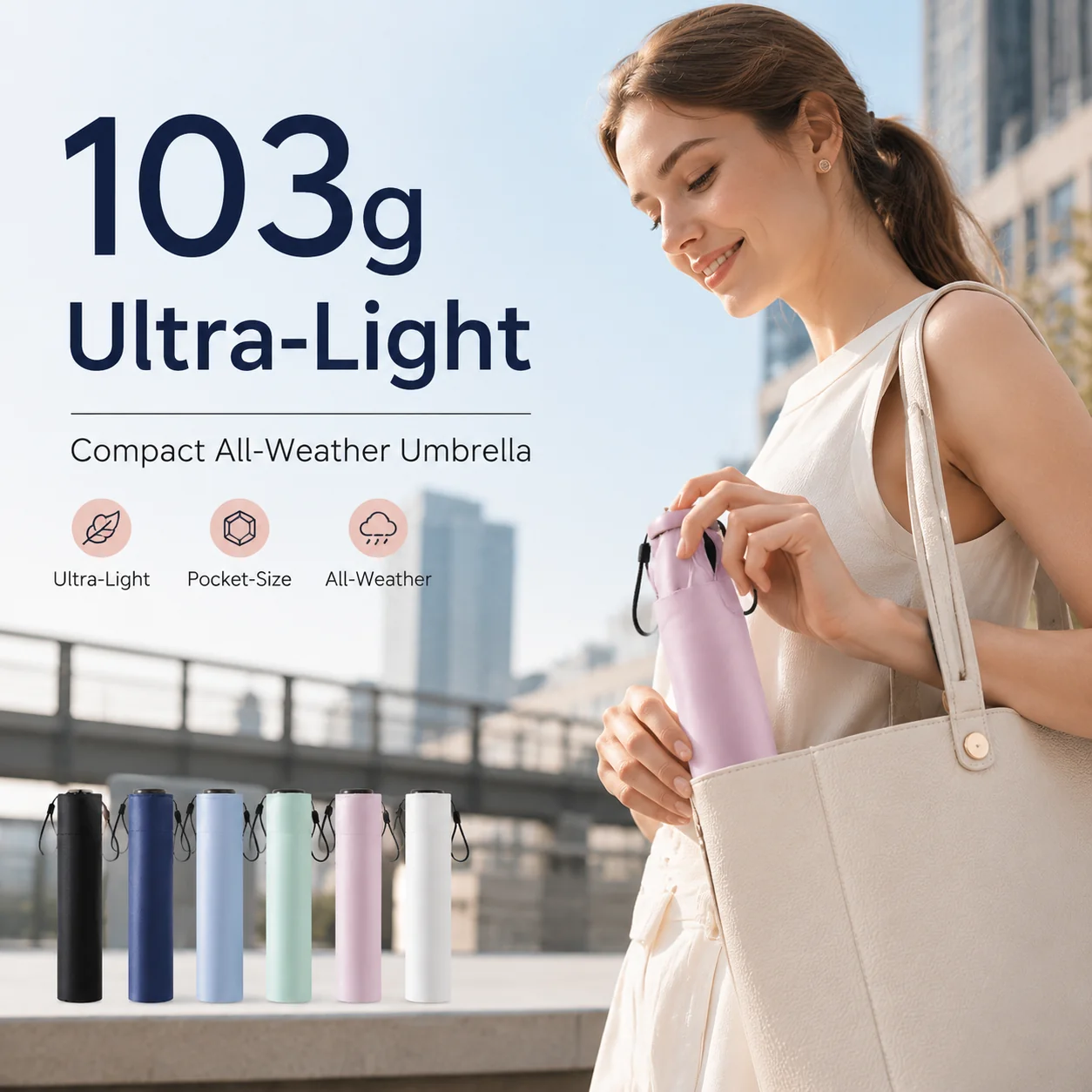 🔥Buy more Save more🎁Ultra-Lightweight Compact All-Weather Umbrella - Image 3