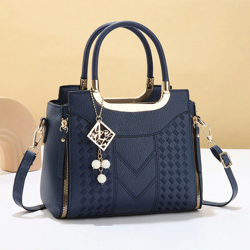 👜 LIMITED-TIME 50% OFF! ✨ Women's Top-Handle Satchel – V-Stitched, Gold Hardware, Multi-Compartment 🌸 - Image 16