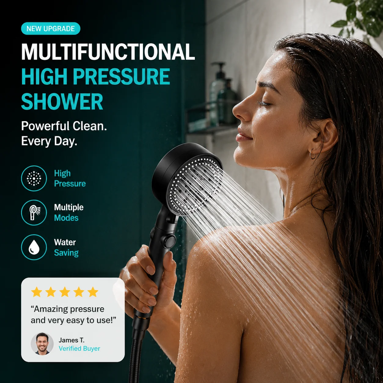 Multifunctional high pressure shower - Image 5