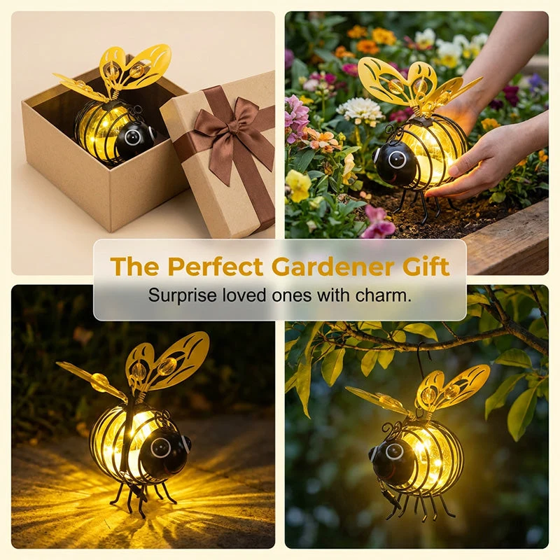 π 50% OFF NOW! βοΈ Outdoor Hanging Solar Bee Light β Charming garden decor, auto-on at dusk β Perfect gift for plant lovers, moms or anyone who smiles β€οΈπΏβ¨ - Image 4