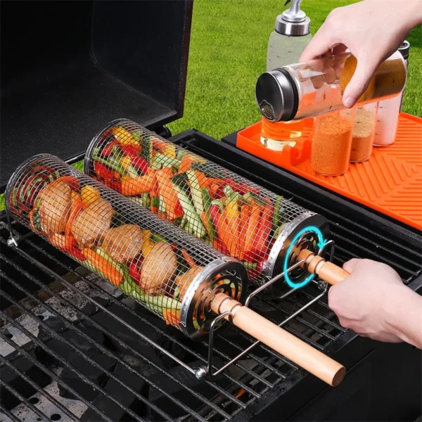 π’π’50% OFF !! β°Rolling Grill Basket