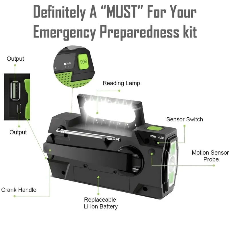 📢📢50% OFF !! ⏰All-in-One Emergency Solar Powered Radio - Image 9
