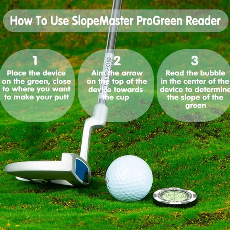 Precision Golf Green Reading Level & Ball Marker - Image 5
