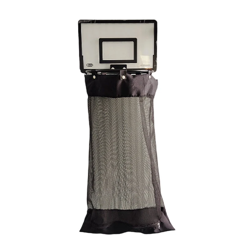 🎉FLASH DEAL 50% OFF – Over-the-Door Basketball Laundry Hamper | Creative Score Game, Big Black Mesh Net, Acrylic/Wood Backboard, No-Drill Install 🚪🏀 - Image 2