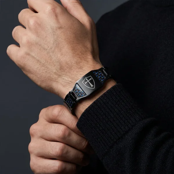 Men's Titanium Steel Magnetic Therapy Bracelet