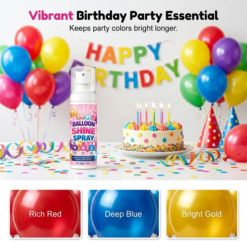Balloon Shine Spray Long Lasting Brightener - Image 8