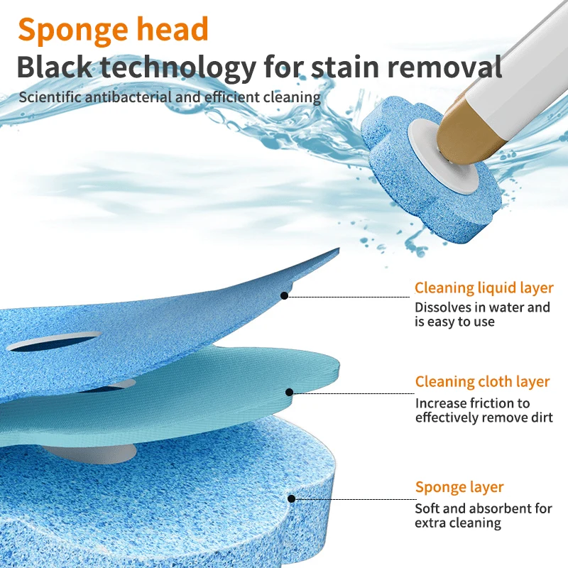 🔥NEW YEAR SALE £10.99!!⚡50K+ SOLD!🚽💦Disposable Replacement Wall-Mounted Innovative Toilet Brush Set✨ - Image 2