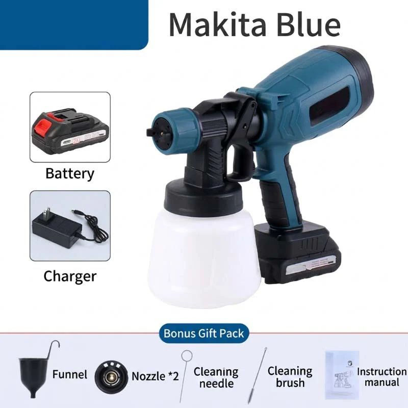 🎨🔋 Cordless paint sprayer – 2 batteries, versatile, for painting & gardening! - Image 10