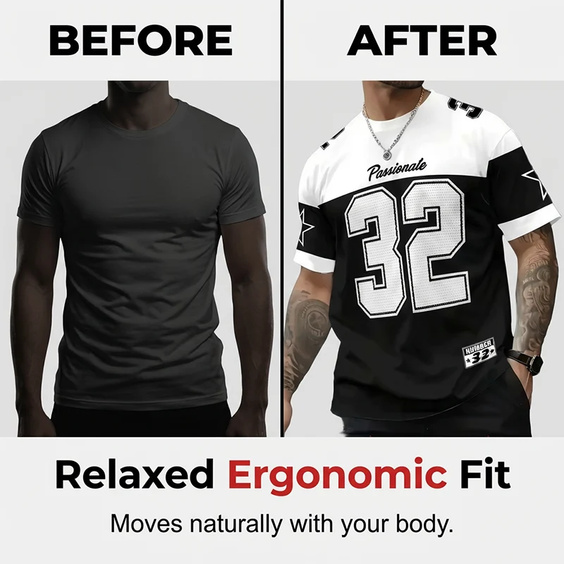 Men's Casual Graphic Print T-Shirt - Image 6