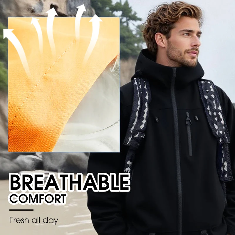 🔥Outdoor Waterproof Sports Hooded Jacket - Image 5