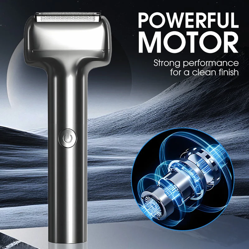 Men's Efficient Rechargeable Foil Electric Shaver - Image 2
