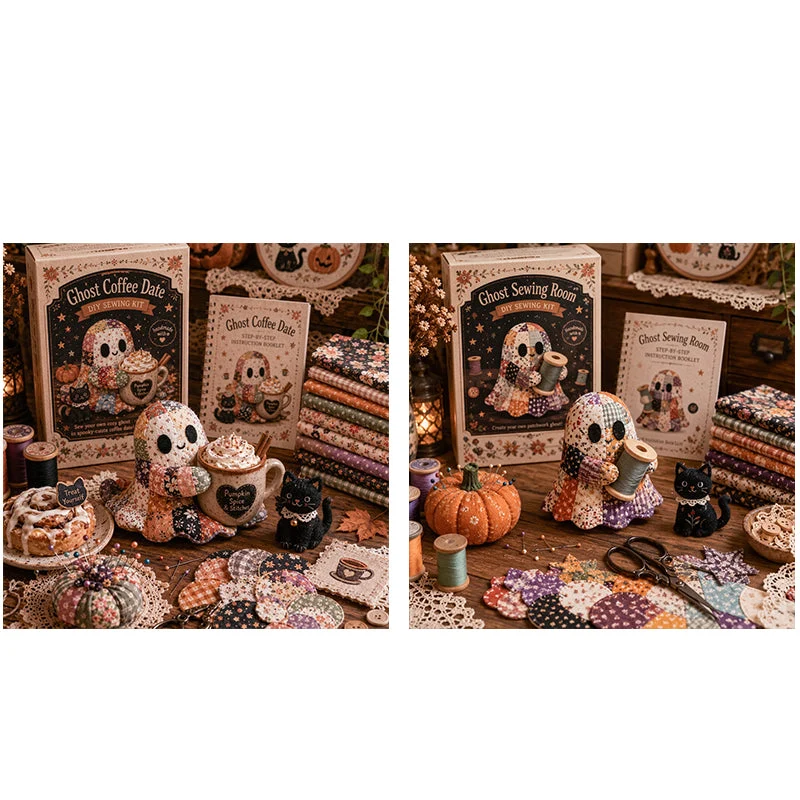 šLittle Ghost's Cozy Halloween DIY Patchwork Kit - Image 16
