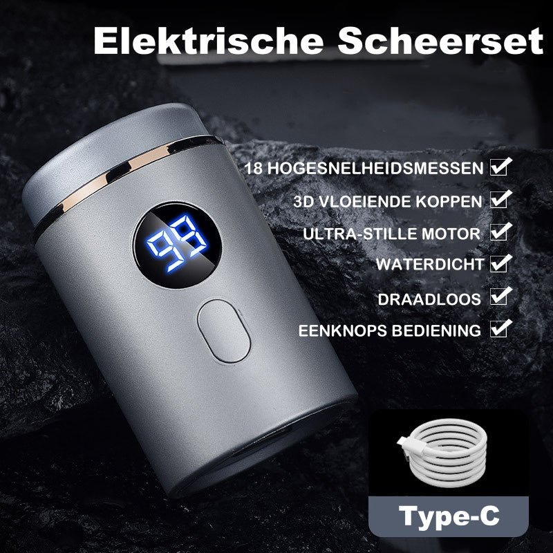 Men’s Powerful Mini Electric Shaver with Digital Display - Image 3