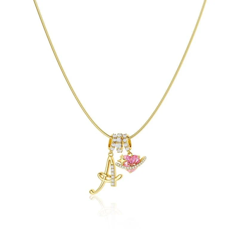 ๐2026 Mother's Day Gifts 50% Off--๐3-Layering Initial A-Z Letter Pendant Necklaces - Image 9