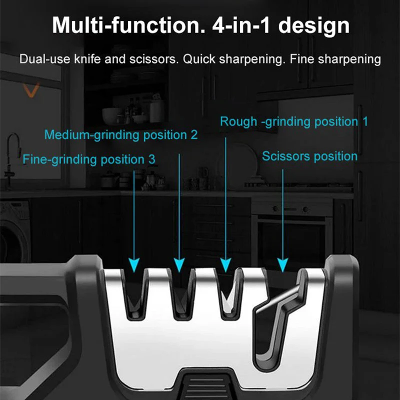 đ„HOT SALEđ„Portable 4-in-1 Kitchen Knife Sharpener - Image 4