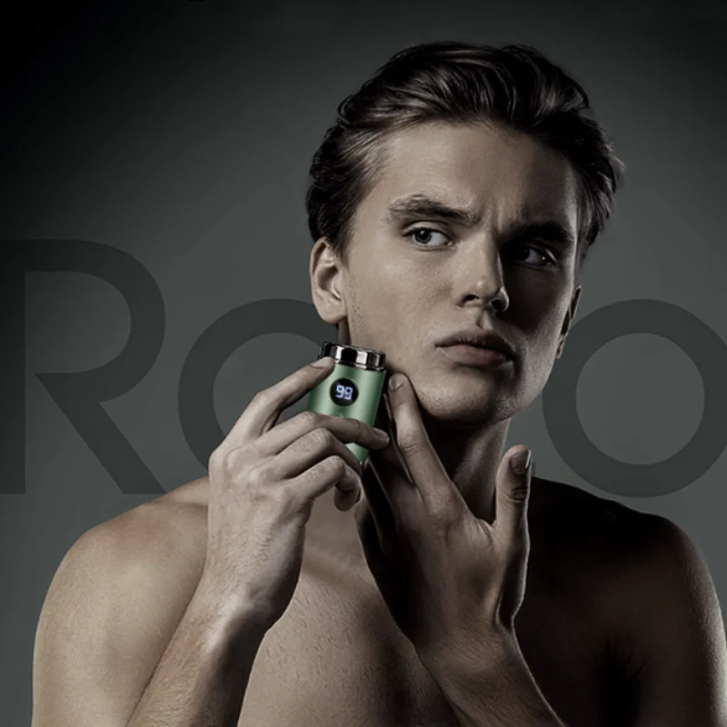 Men’s Powerful Mini Electric Shaver with Digital Display - Image 4