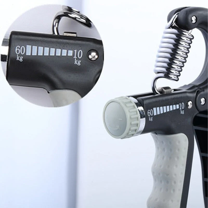 💪 50% OFF NOW ! ✨ Adjustable Counting Hand Grip Strength Trainer – 5 Resistance Levels, LCD Counter & Portable Design 🔋 - Image 4
