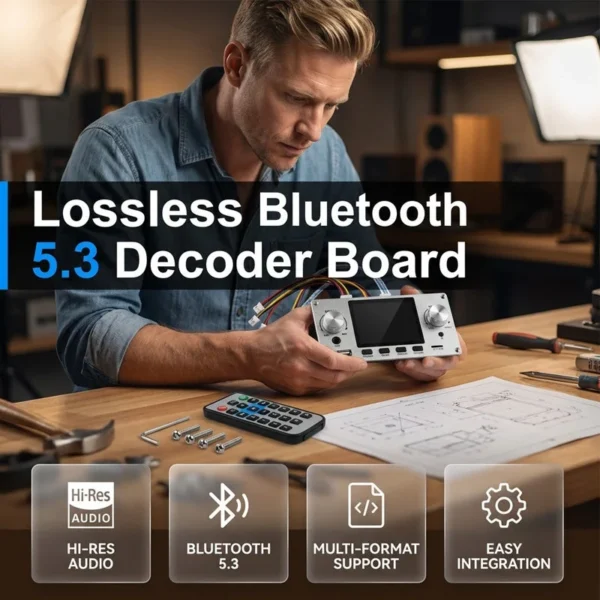 Bluetooth 5.3 Lossless Audio Decoder Board