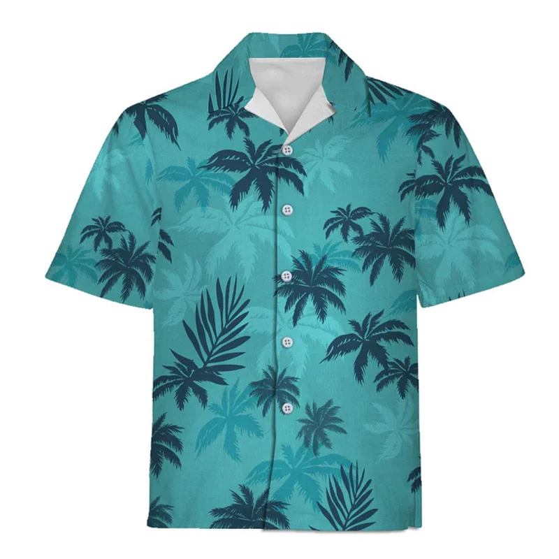 Men’s Tropical Print Shirt and Pants - Image 12