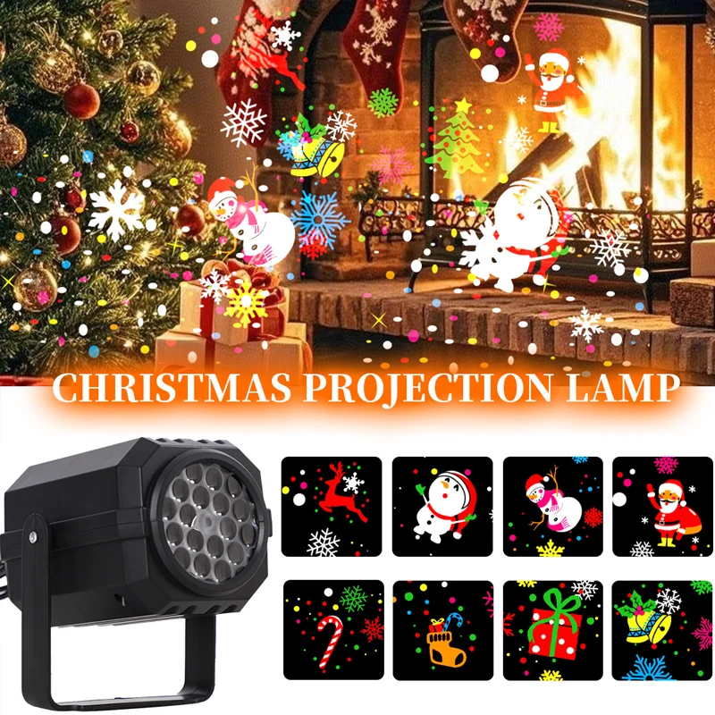 š„Black Friday Sale šRotating LED Christmas Pattern Projector Light