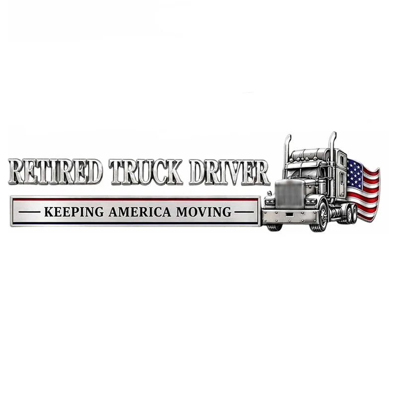 🎁Hot Sale 49% OFF🔥Retired Truck Driver Car Emblem Badge - Image 10