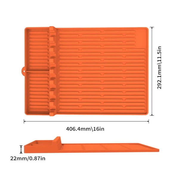 🌞Summer Sale 50% OFF🔥Silicone Grill Tools Mat with Drip Pad - Image 6