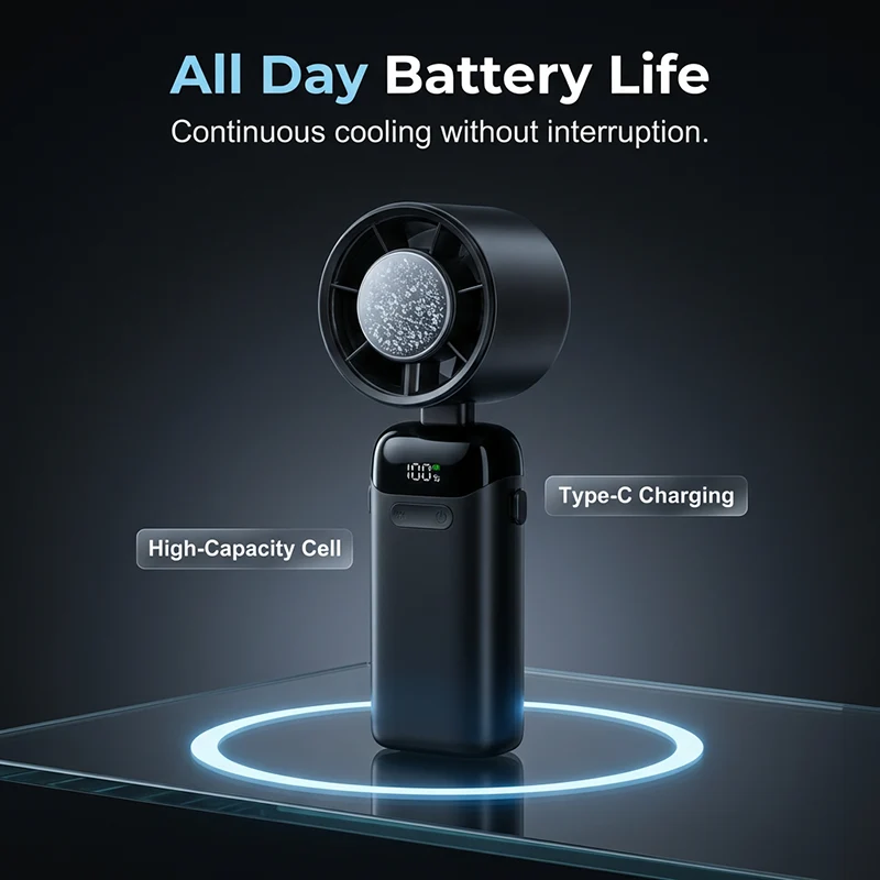🌬️ LIMITED-TIME 49% OFF! ✨Semiconductor Cooling Fan with Digital Display - Image 8