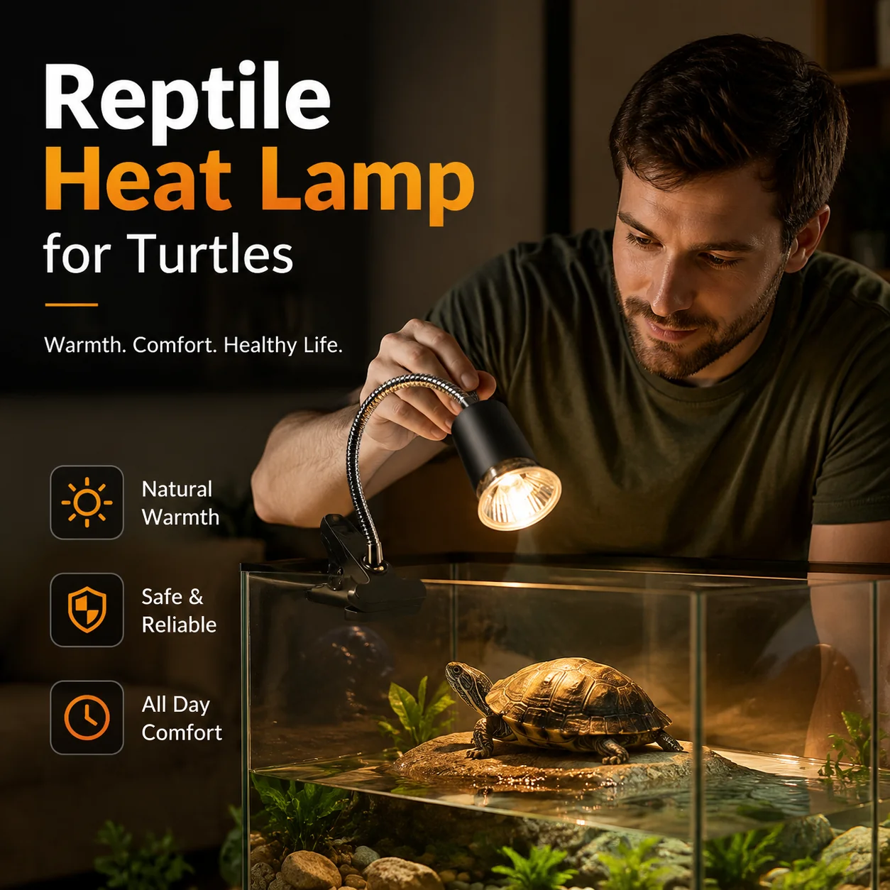 🎁Hot Sale 49% OFF🔥Reptile Heat Lamp for Turtles - Image 17