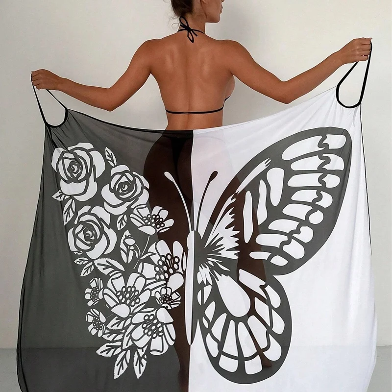 🔥Summer Hot Sale 50% OFF🦋Women's Butterfly Swimsuit Cover-Up & Dress - Image 3