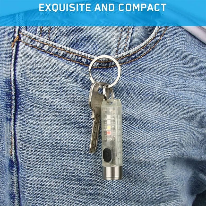 Rechargeable Mini Powerful Keychain Flashlight - Image 13