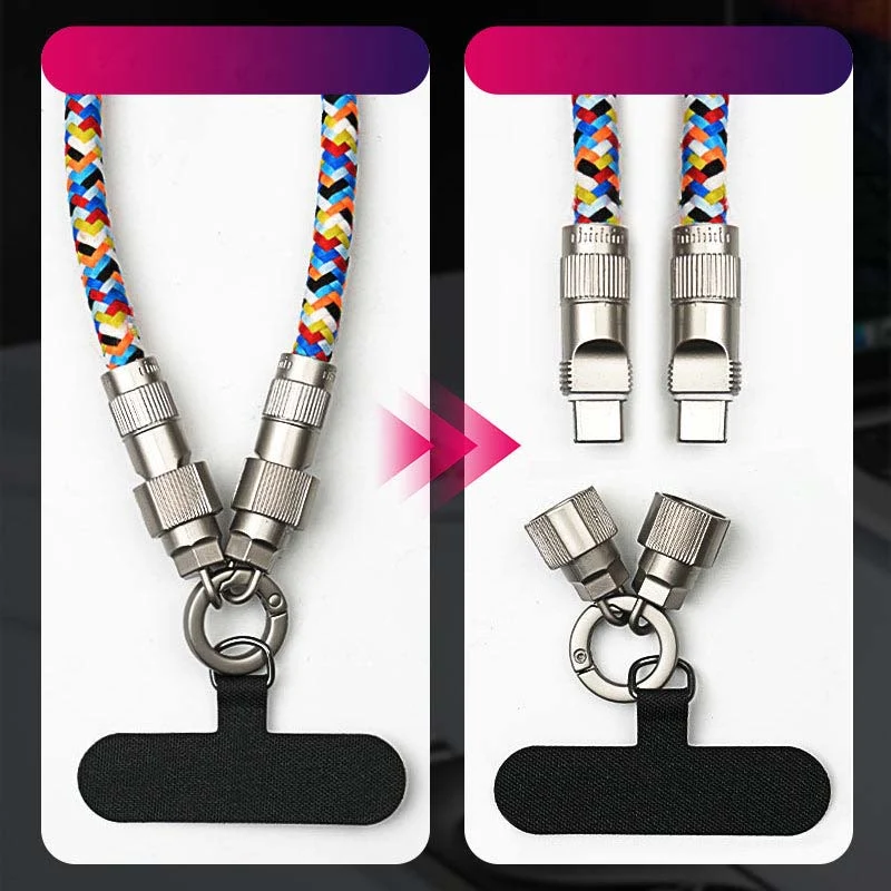 2-in-1 Phone Lanyard Charging Cable - Image 5
