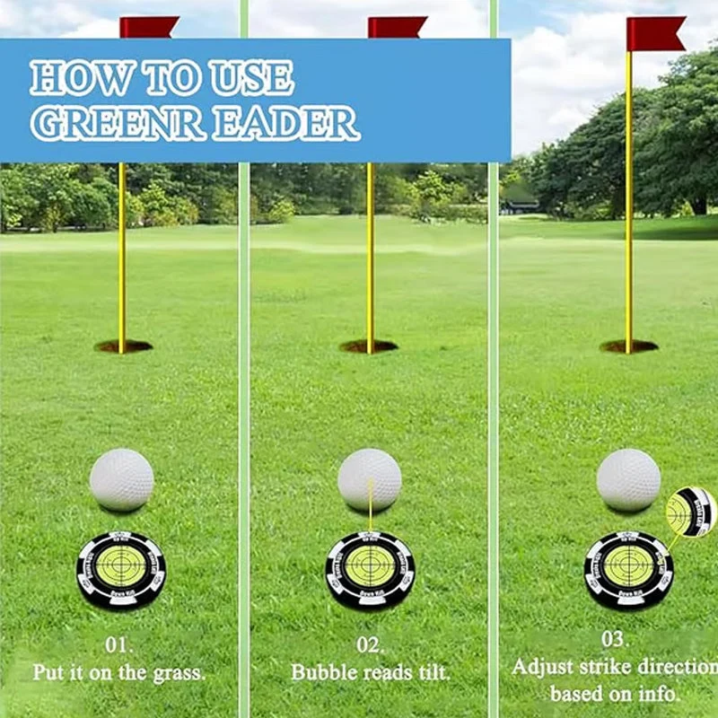 Precision Golf Green Reading Level & Ball Marker - Image 4