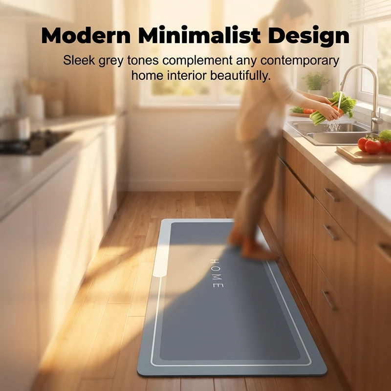 Quick-Dry Diatomaceous Earth Kitchen Mat Set - Image 5