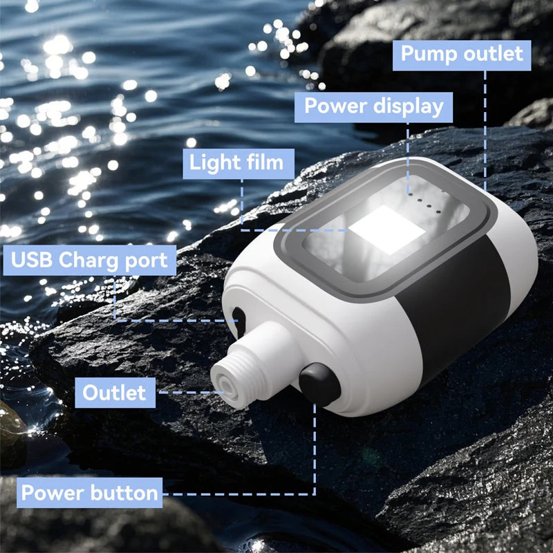 Portable Outdoor Shower with USB Rechargeable Battery - Image 4