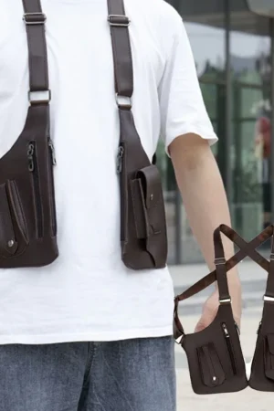 🖤Men's Anti-Theft Multi-Pocket Double-shoulder Tactical Bag