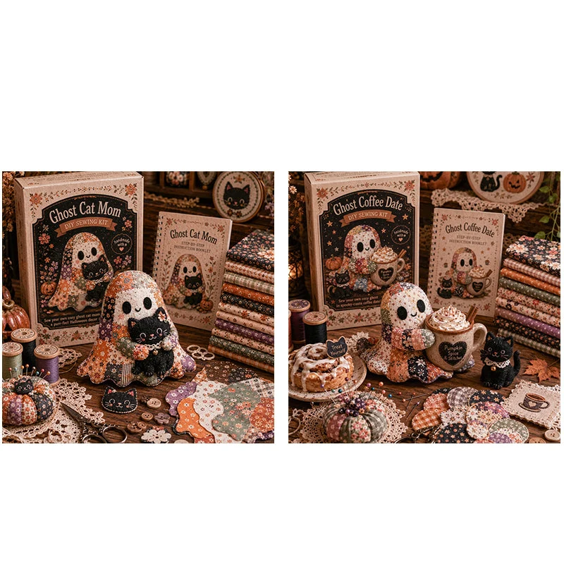 šLittle Ghost's Cozy Halloween DIY Patchwork Kit - Image 17
