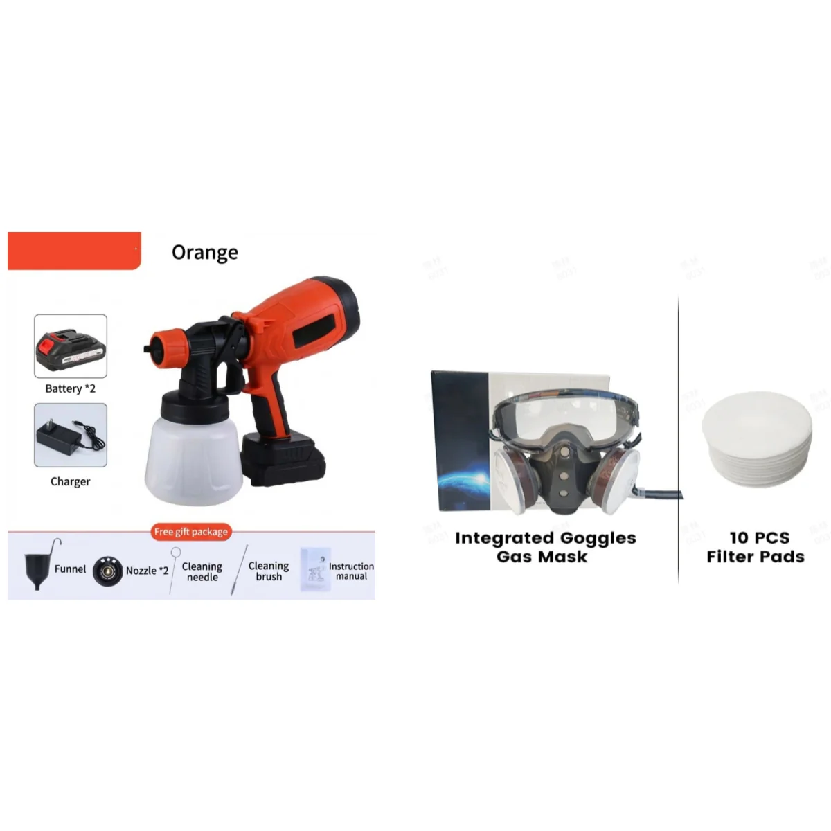 🎨🔋 Cordless paint sprayer – 2 batteries, versatile, for painting & gardening! - Image 18