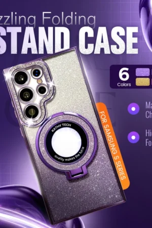 💥Limited time 50% off🔥Shiny Foldable Stand Protective Case for Samsung S Series