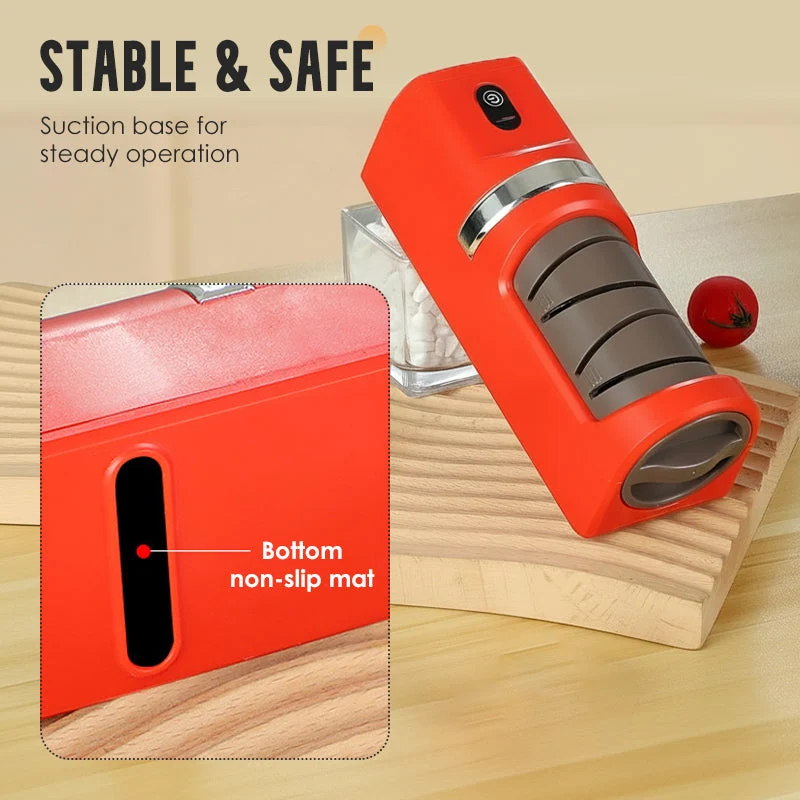🔪 50% OFF NOW! ⚙️ Automatic Knife Sharpener – Fast Sharpening, Safe to Use & Works on All Blades ✨ - Image 2